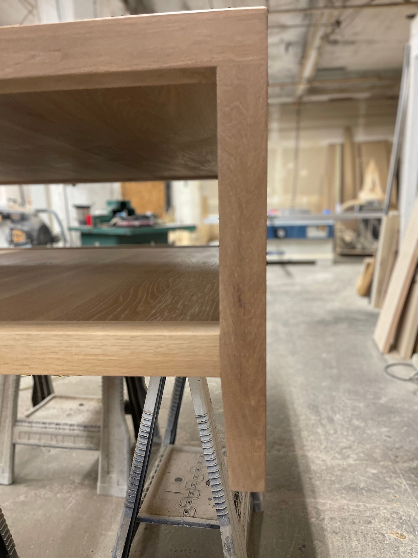 White oak coffee table