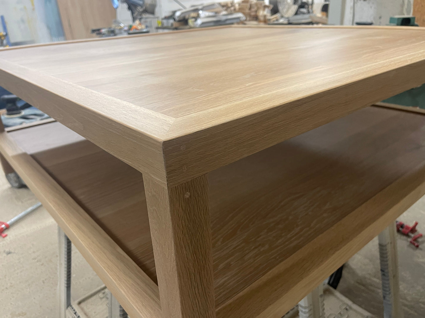 White oak coffee table